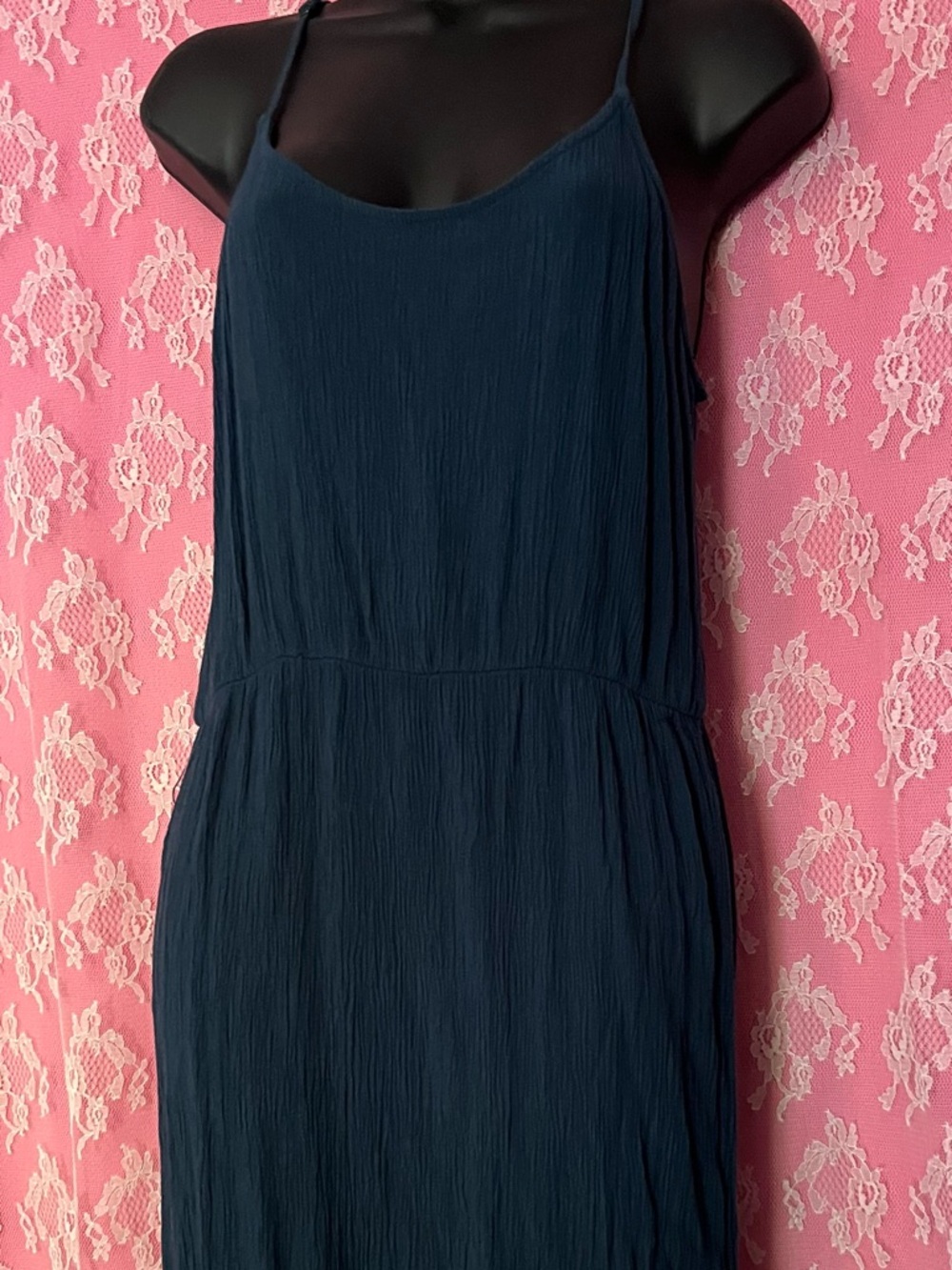 Forever 21 Dark Navy Sleeveless Maxi Dress
